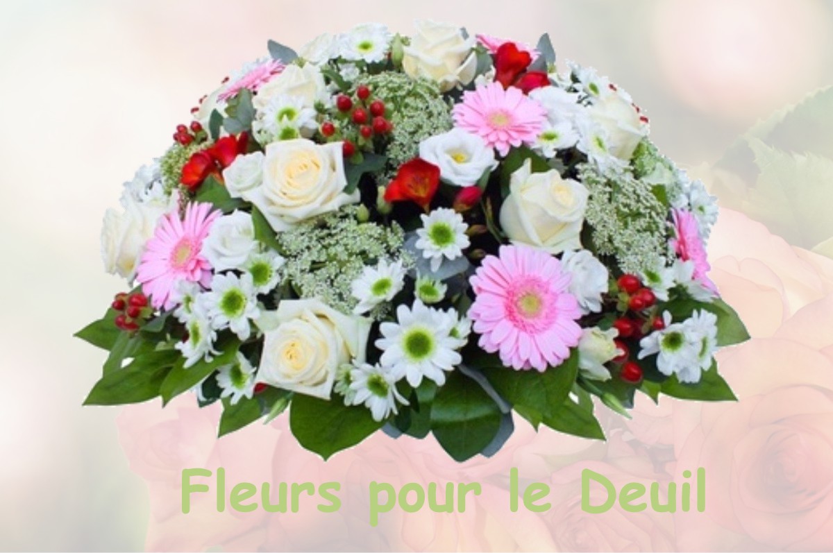 fleurs deuil LAUROUX